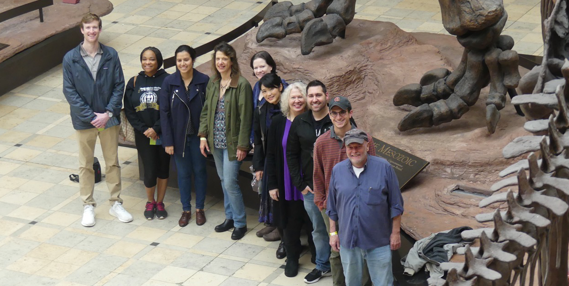 HSTS graduate students at the Fernbank Museum